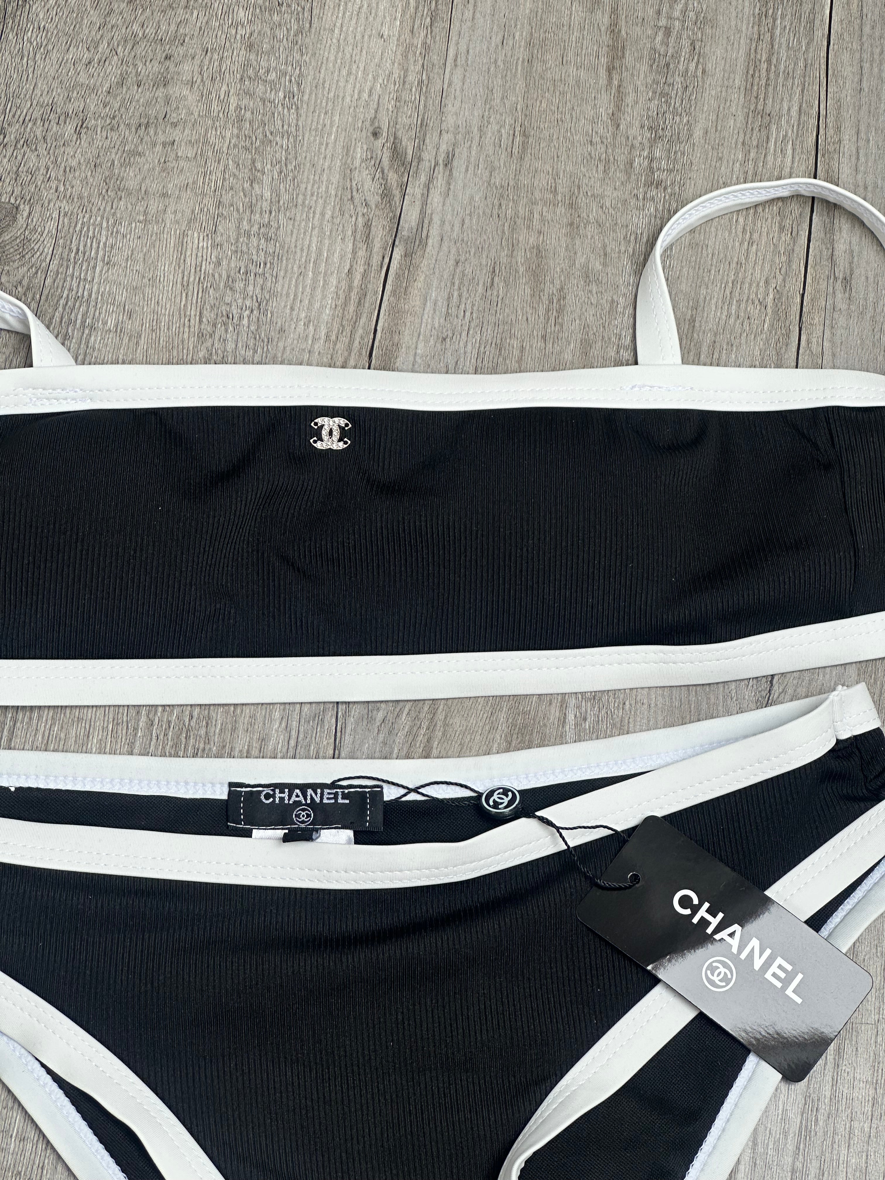 Black and White Bikini