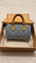 Blue Denim Speedy Bag (16cm)