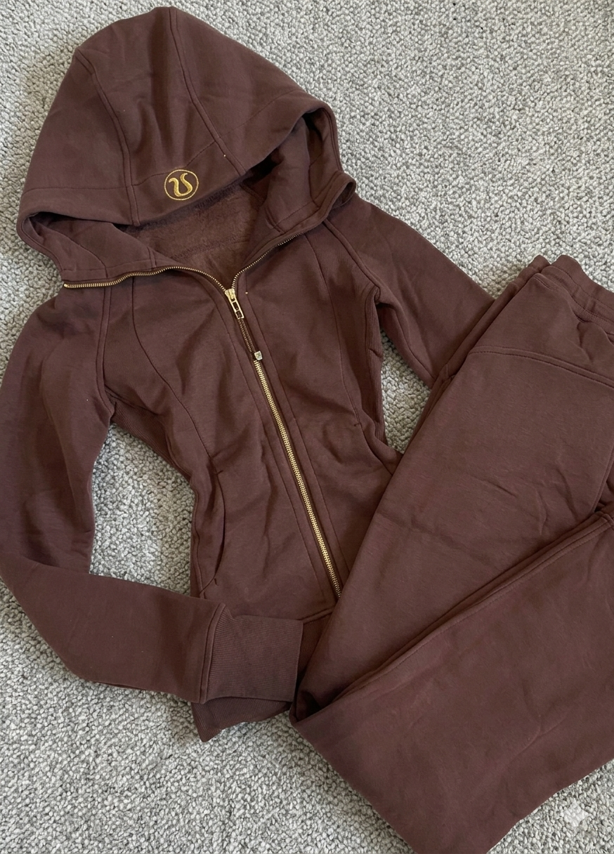 Gold Zipper Tracksuits