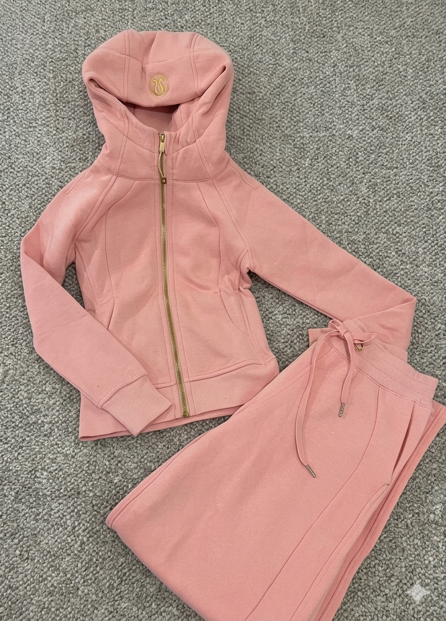Gold Zipper Tracksuits
