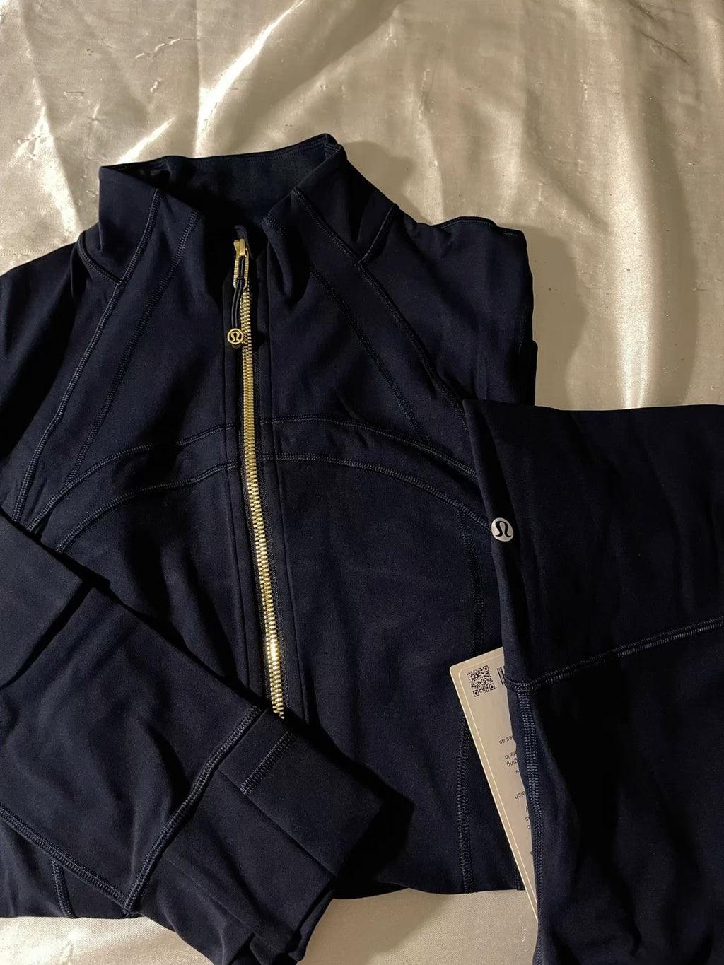 Gold Zipper Set (Leggings and Jacket)