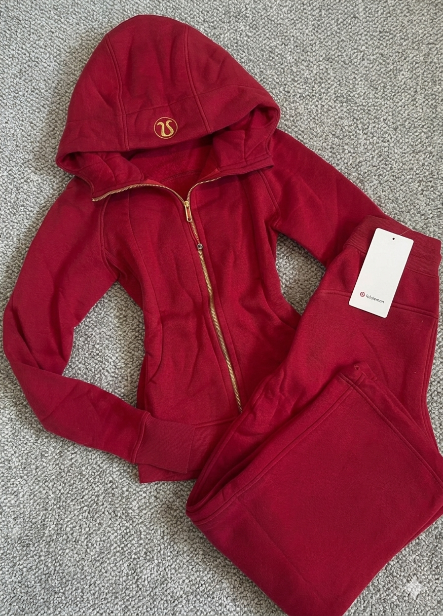 Gold Zipper Tracksuits