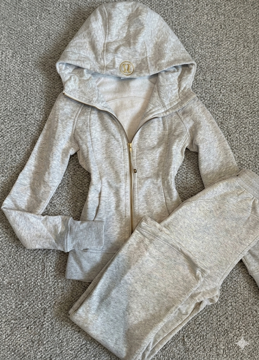 Gold Zipper Tracksuits
