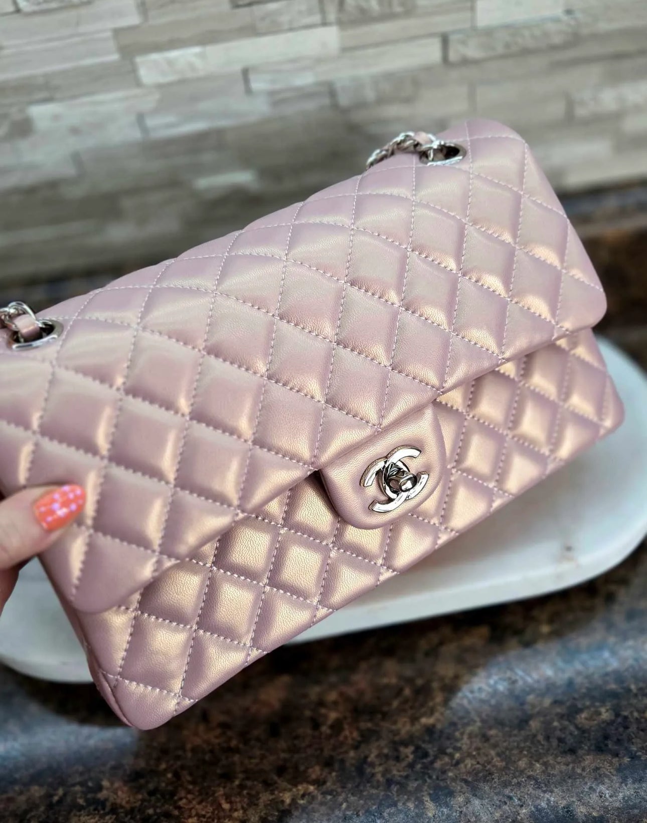 Large C Clutch Bag
